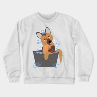 Bubble Bath Puppy Crewneck Sweatshirt